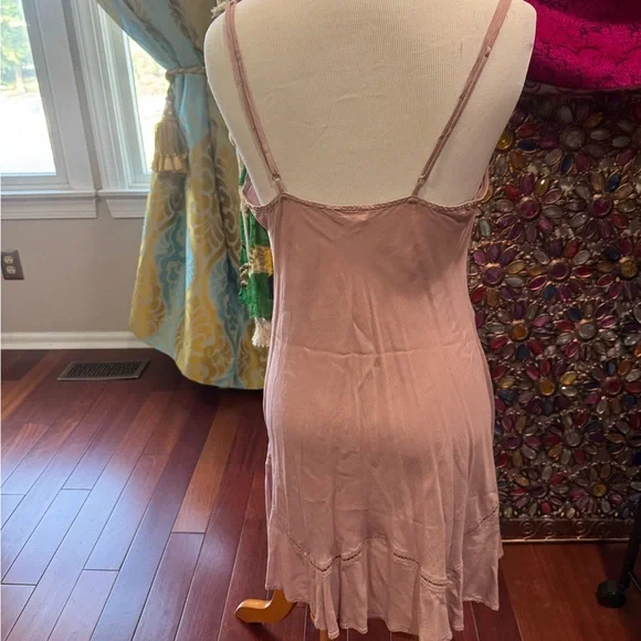 Free people Elegant Pink Slip Dress medium - Picture 4 of 6